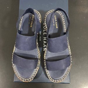 Cole Haan navy sandals